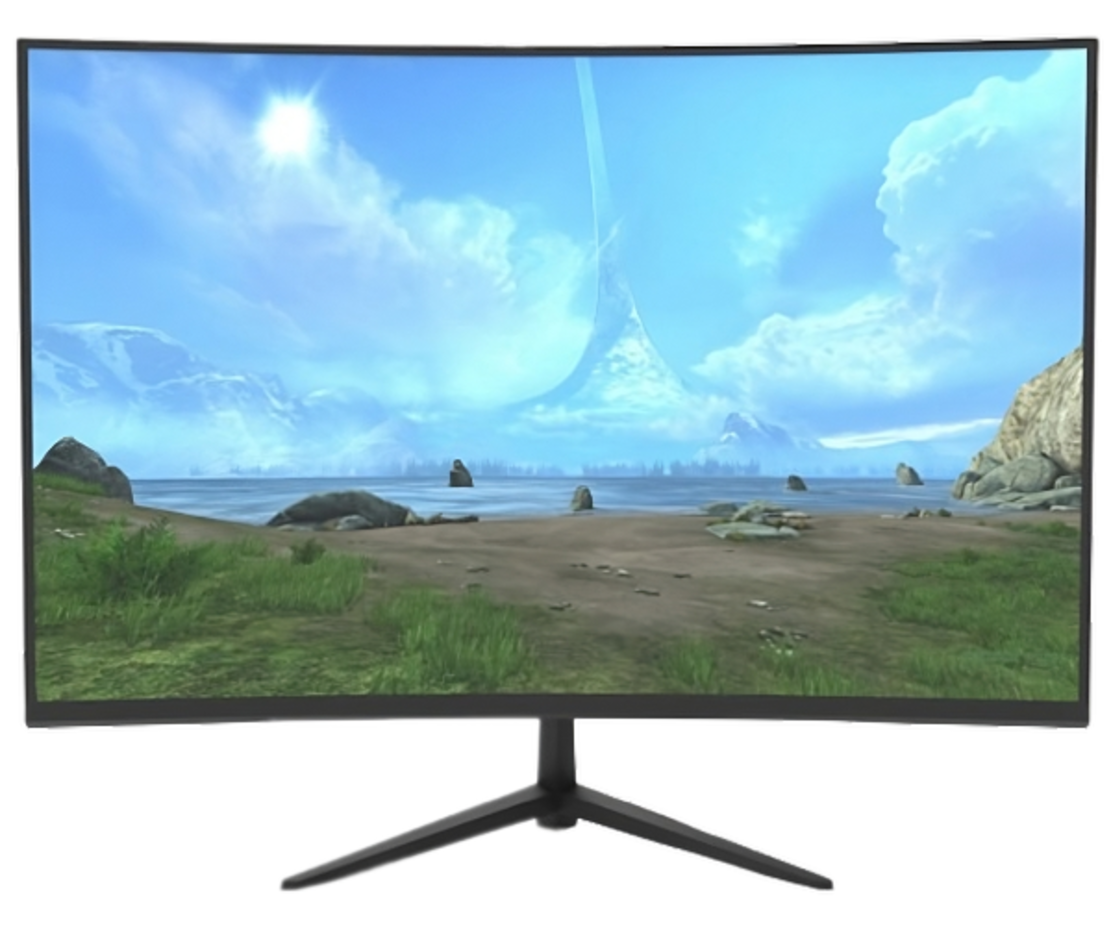 מסך גיימינג קעור Solid J239GCW 23.8 FHD VA 165HZ 5MS DP HDMI