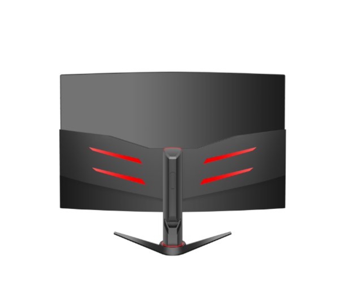 شاشة حاسوب GAMING CURVED FRAMELESS 165Hz HDMI DP DP-CABLE 