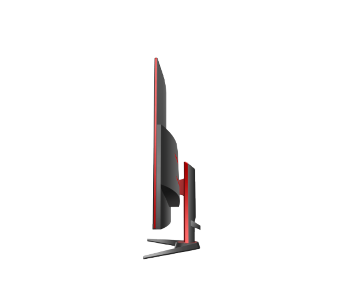 شاشة حاسوب GAMING CURVED FRAMELESS 165Hz HDMI DP DP-CABLE 