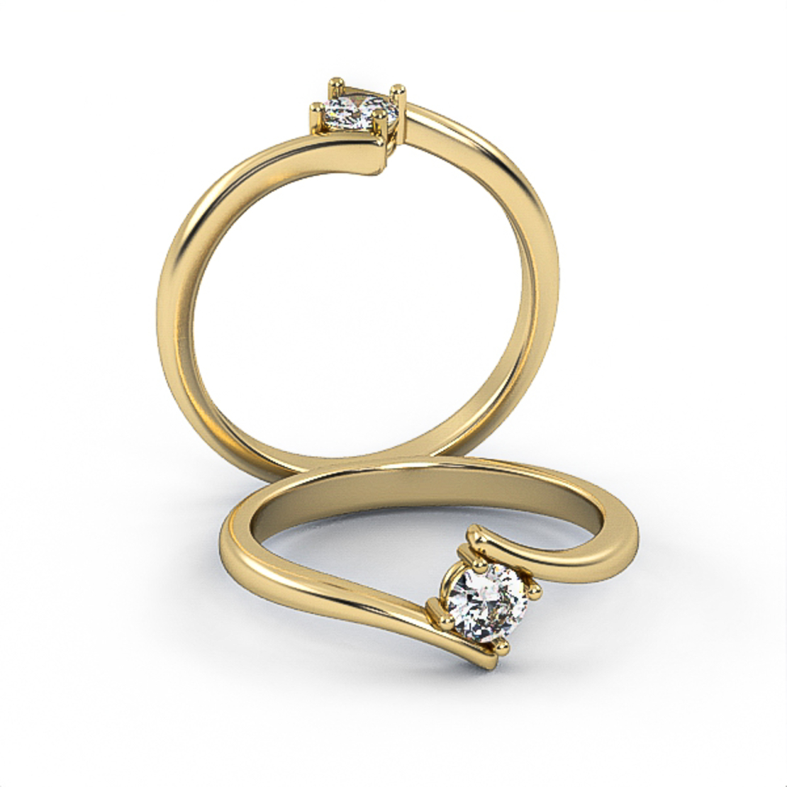 Diamond engagement ring model ER1
