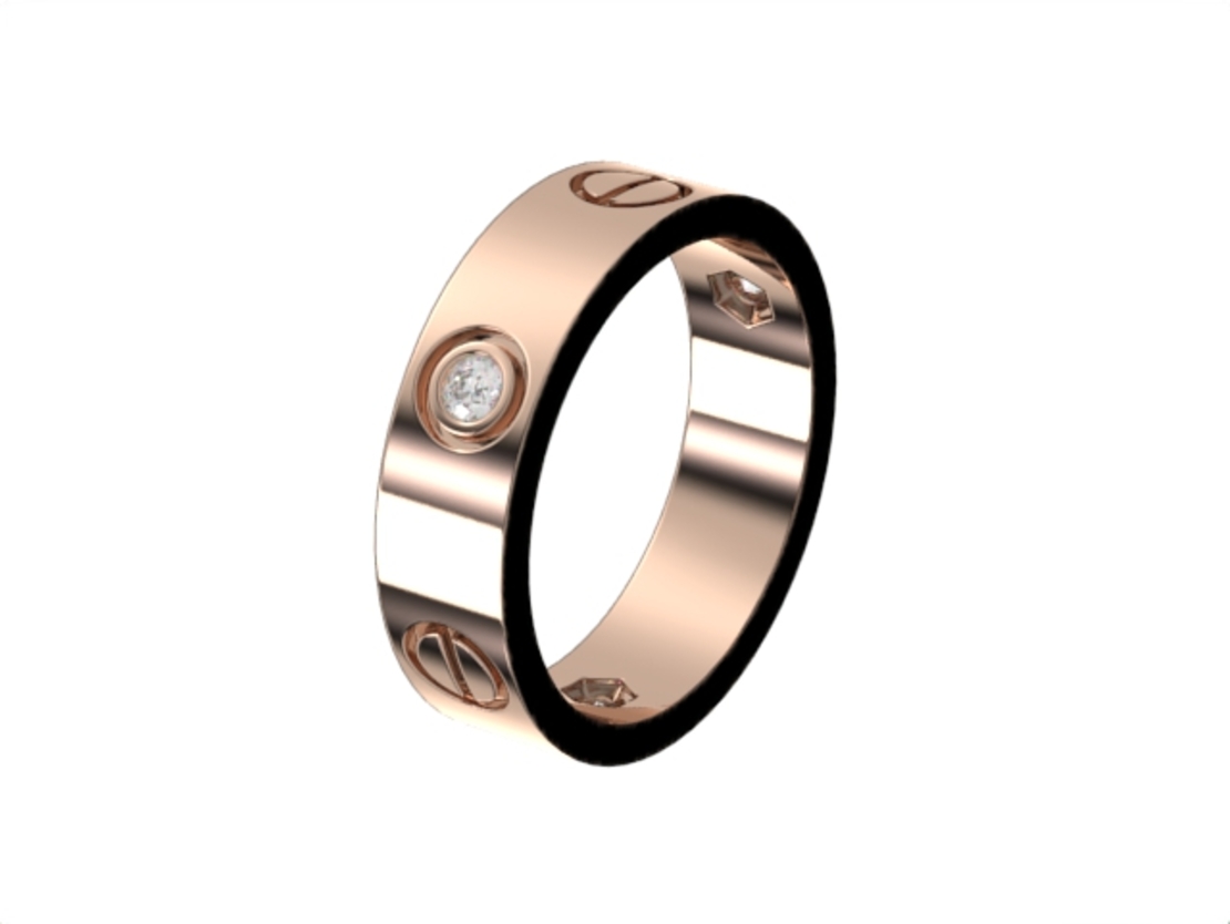 Diamond wedding ring model WR18
