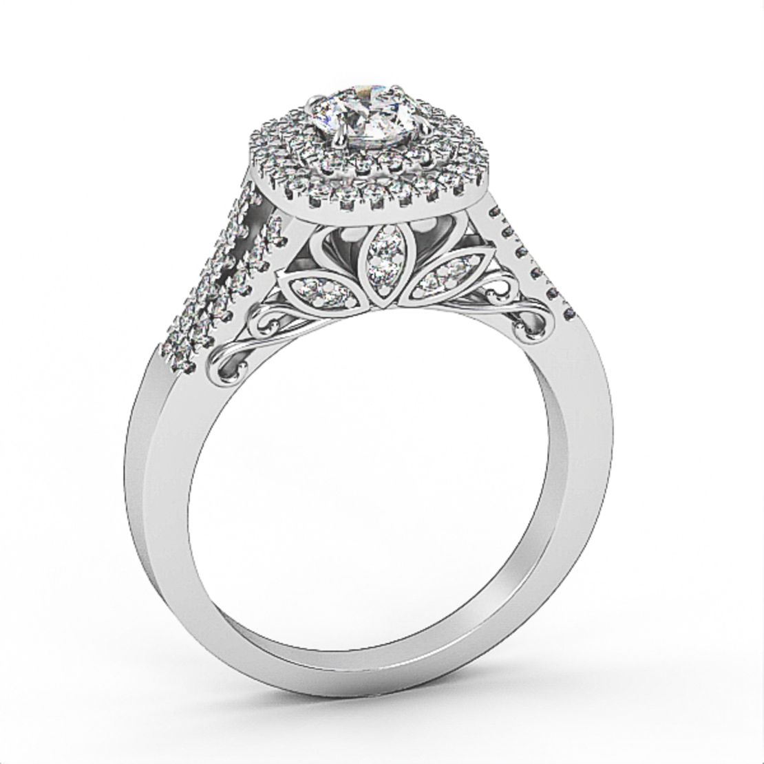 Diamond Engagement Ring Model ER15