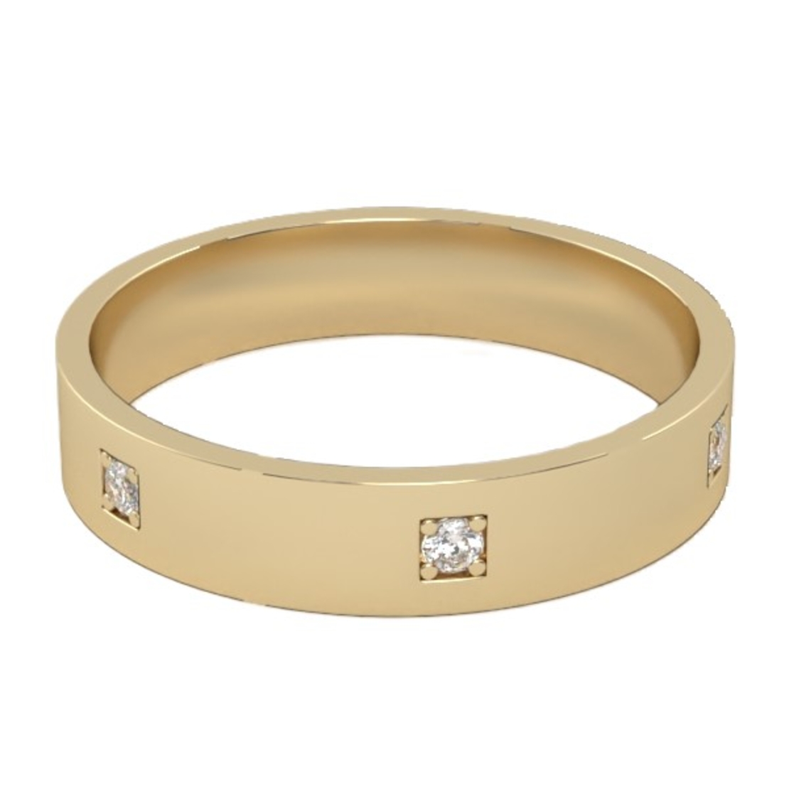 Diamond wedding ring 'Comfort Fit' model WR20
