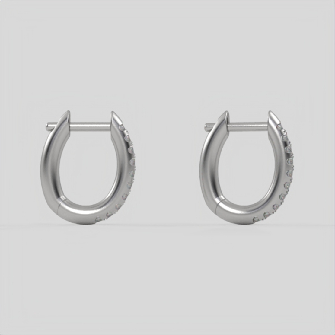 Gold earrings for kids model EAR18