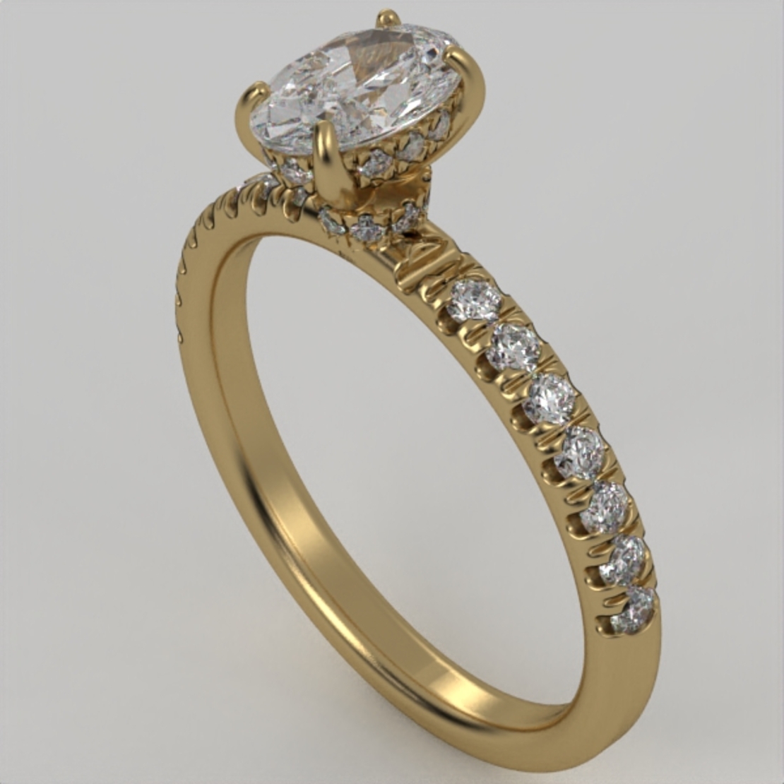 Diamond engagement ring model ER11