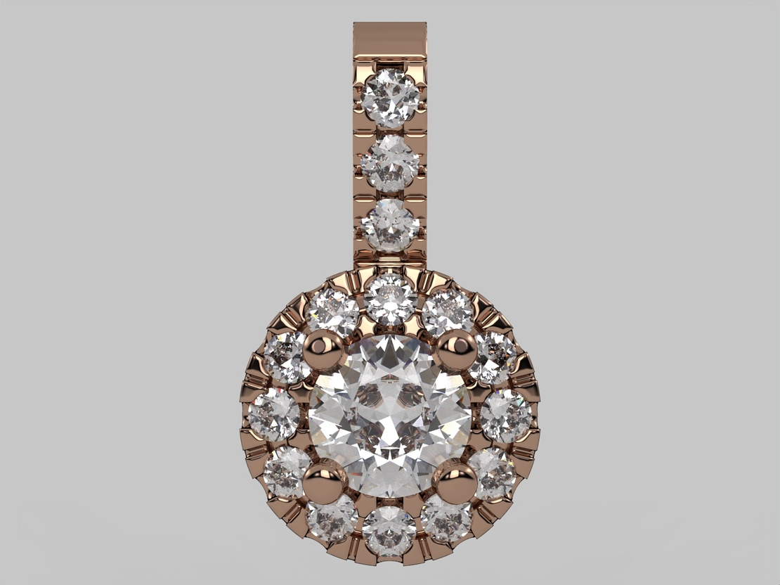 Diamond Pendant model DP9