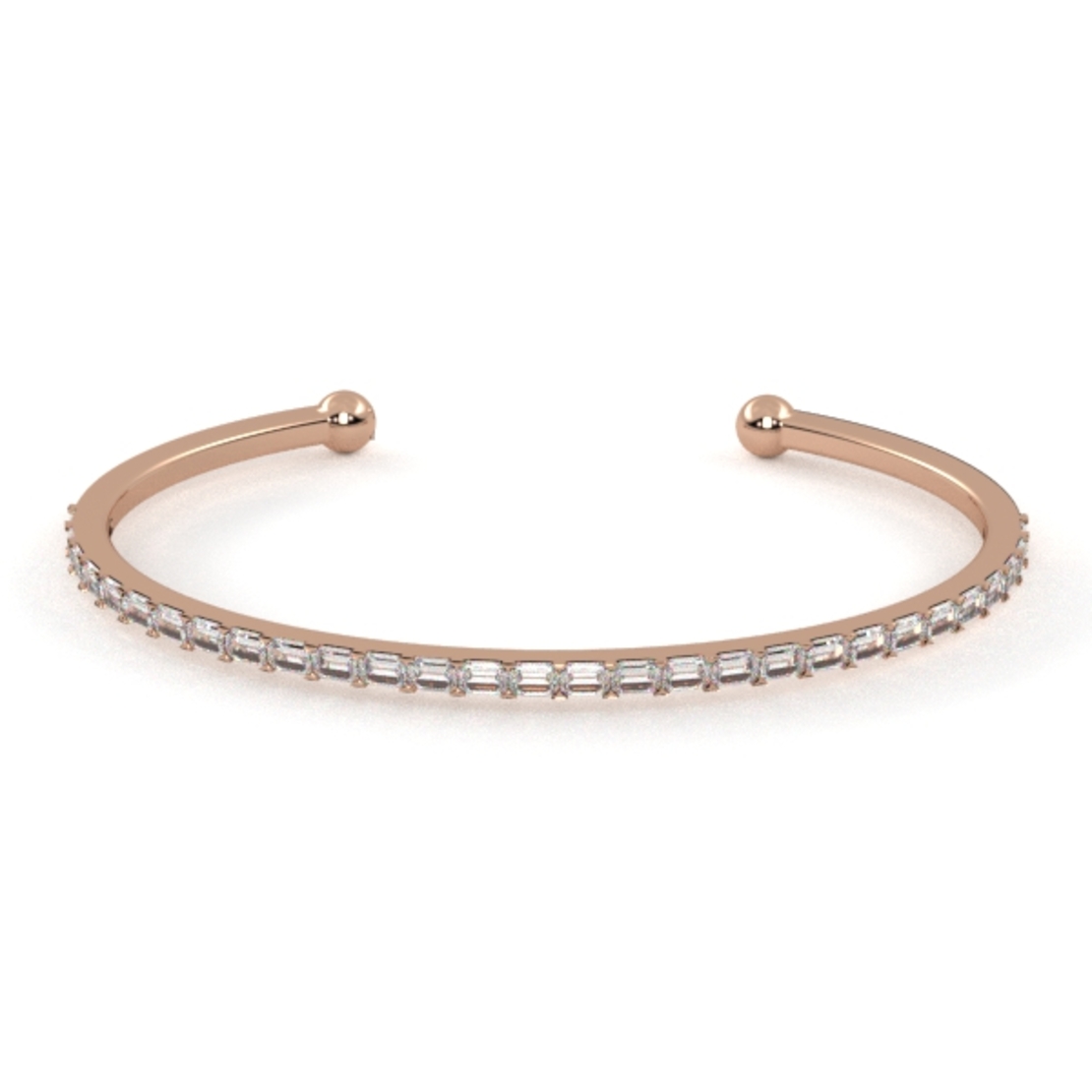 Gold braselet with diamonds model BR15