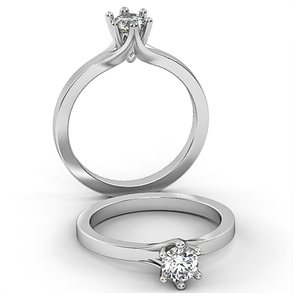 Diamond Engagement Ring Model ER3
