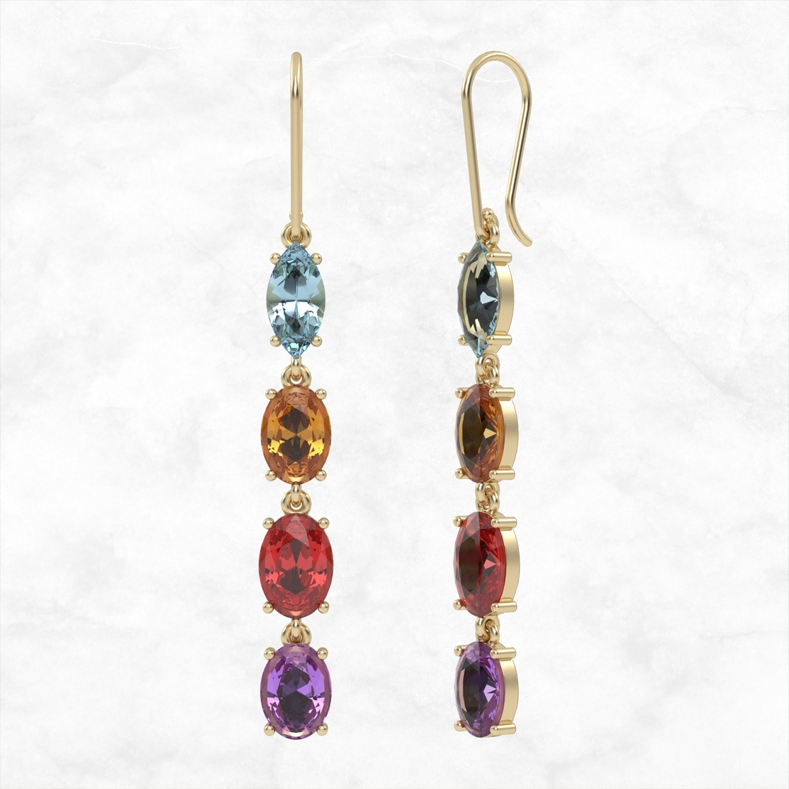 Gem Earrings model EAR12