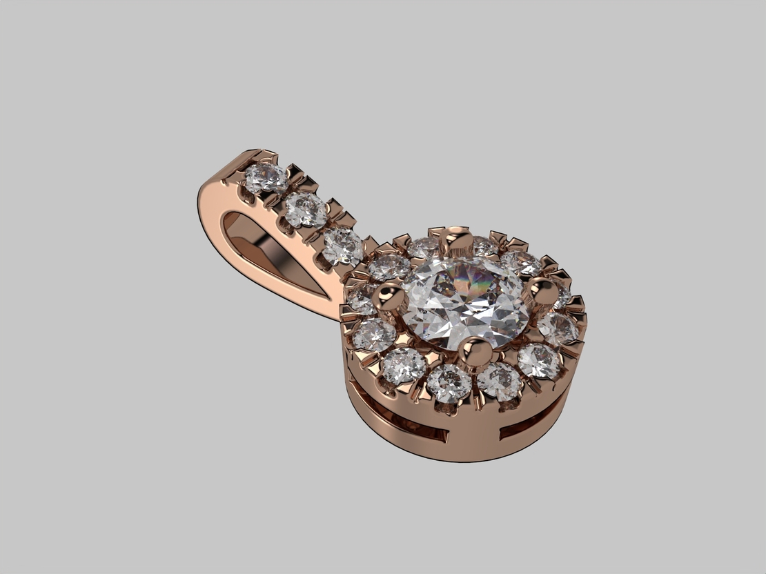 Diamond Pendant model DP9