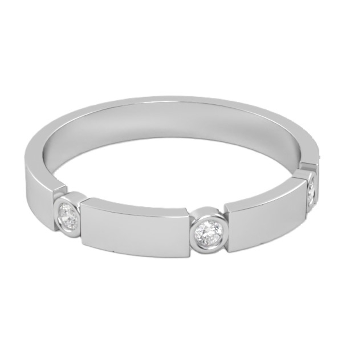 Diamond wedding ring model WR15