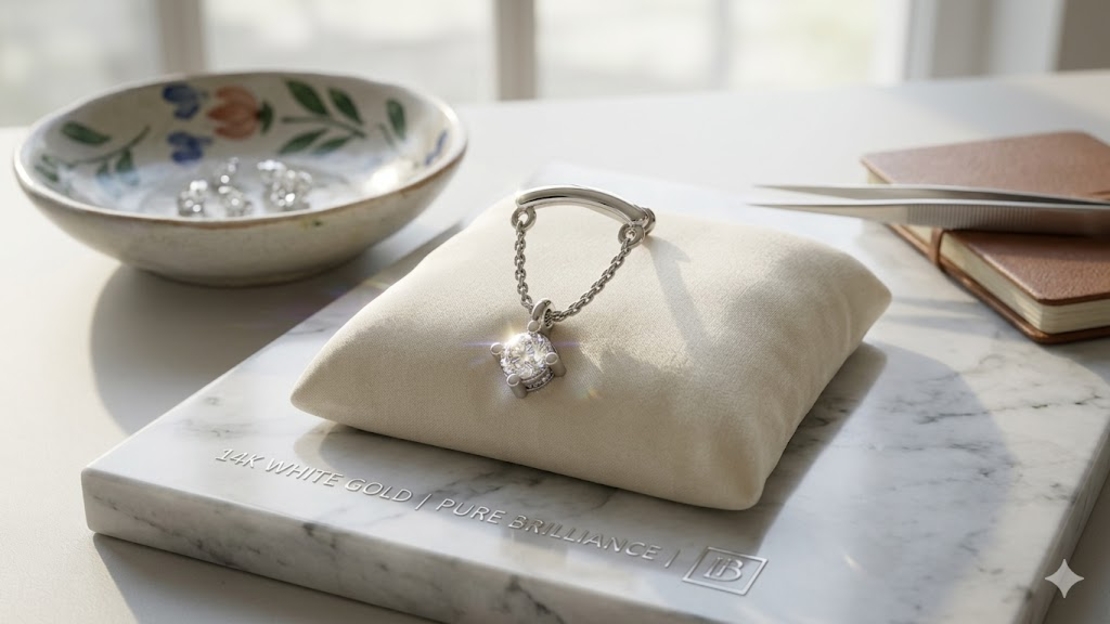 עגיל לאברט זהב 14 קראט דגם 