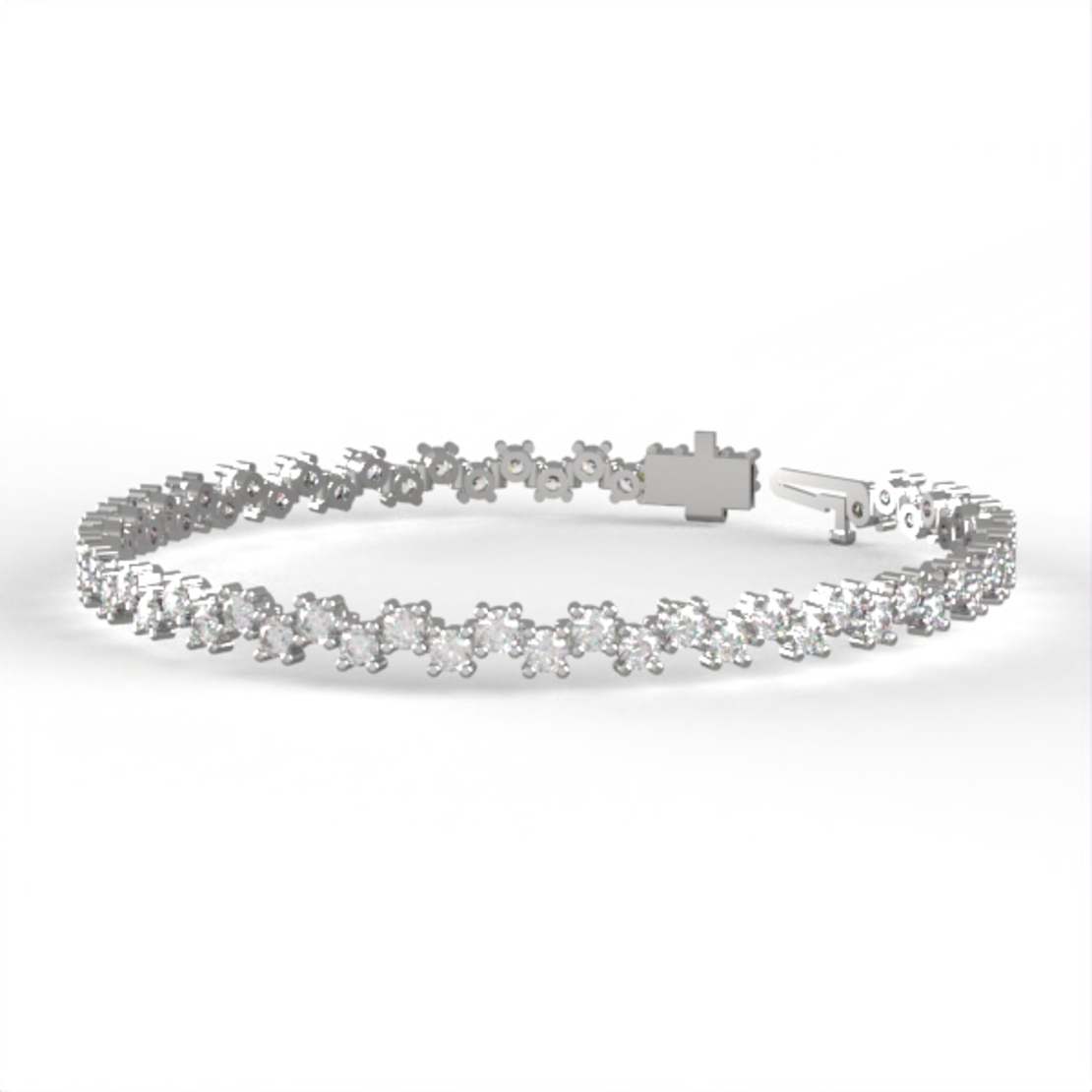 Diamonds 14k Gold Bracelet model BR8