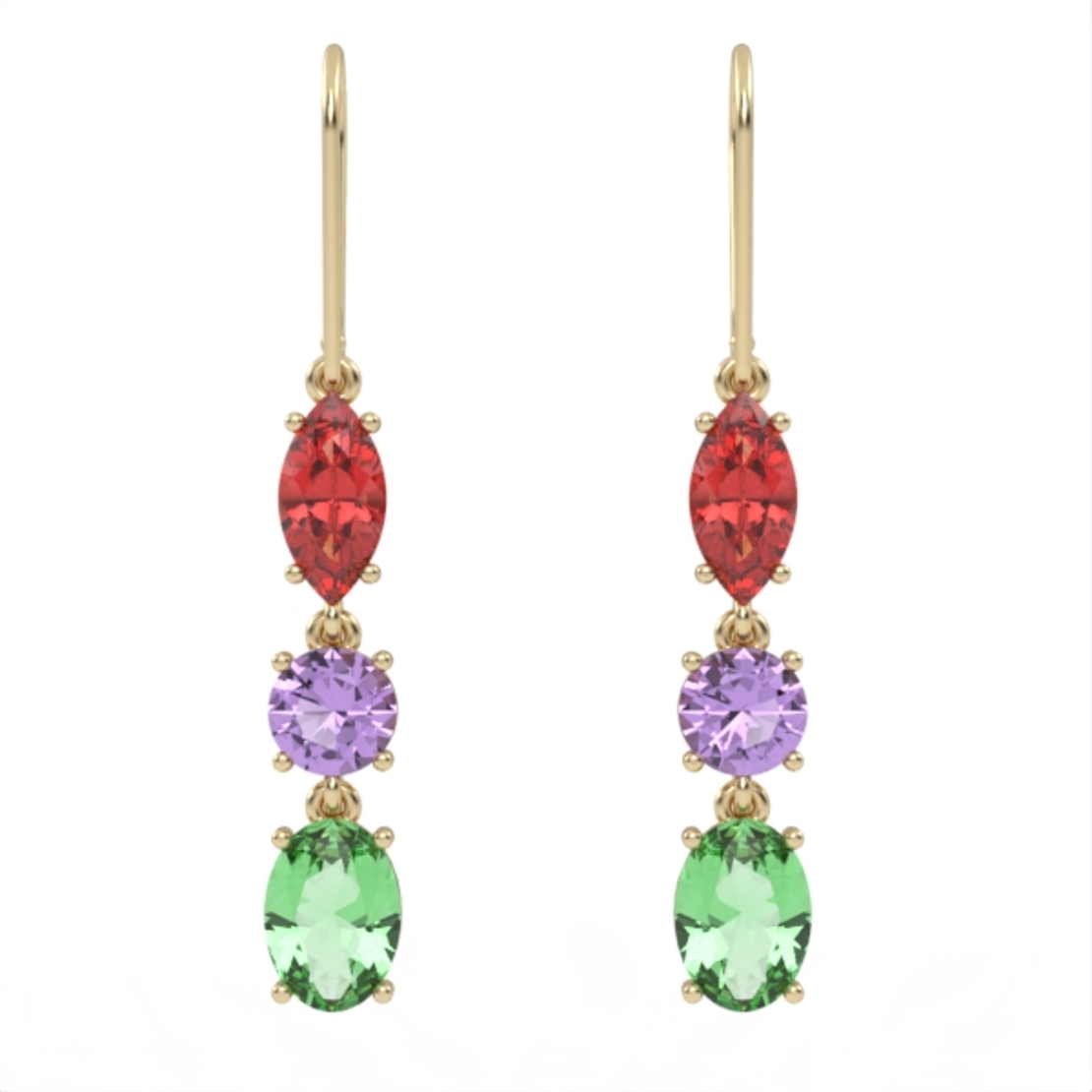 Gem Earrings model EAR1