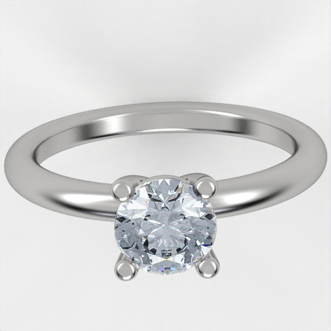 Ring set with natural or CVD diamond model DR17