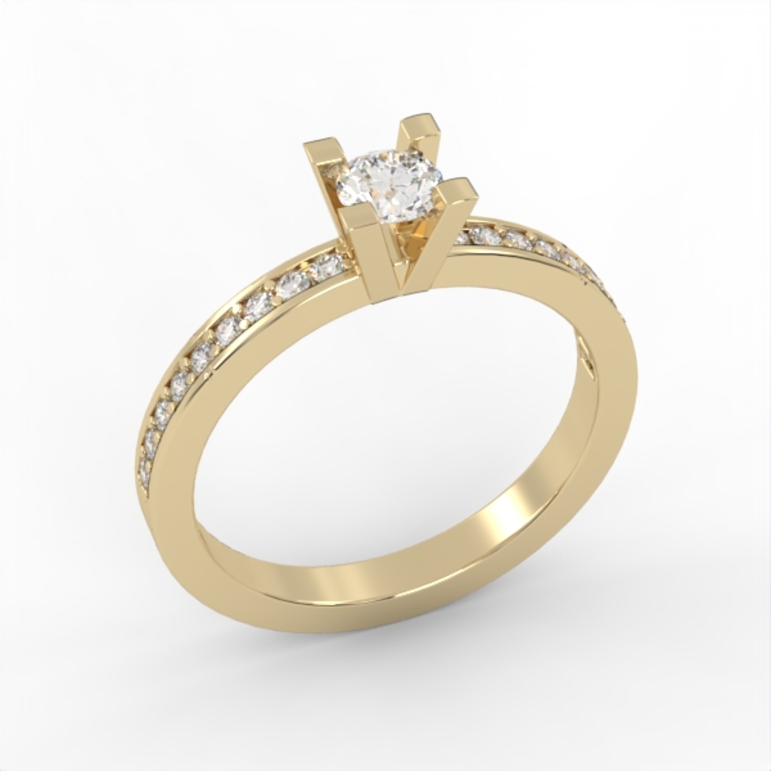 Diamond Engagement Ring Model ER2