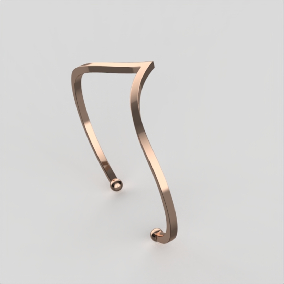 Hard bracelet gold 14 carat model br17