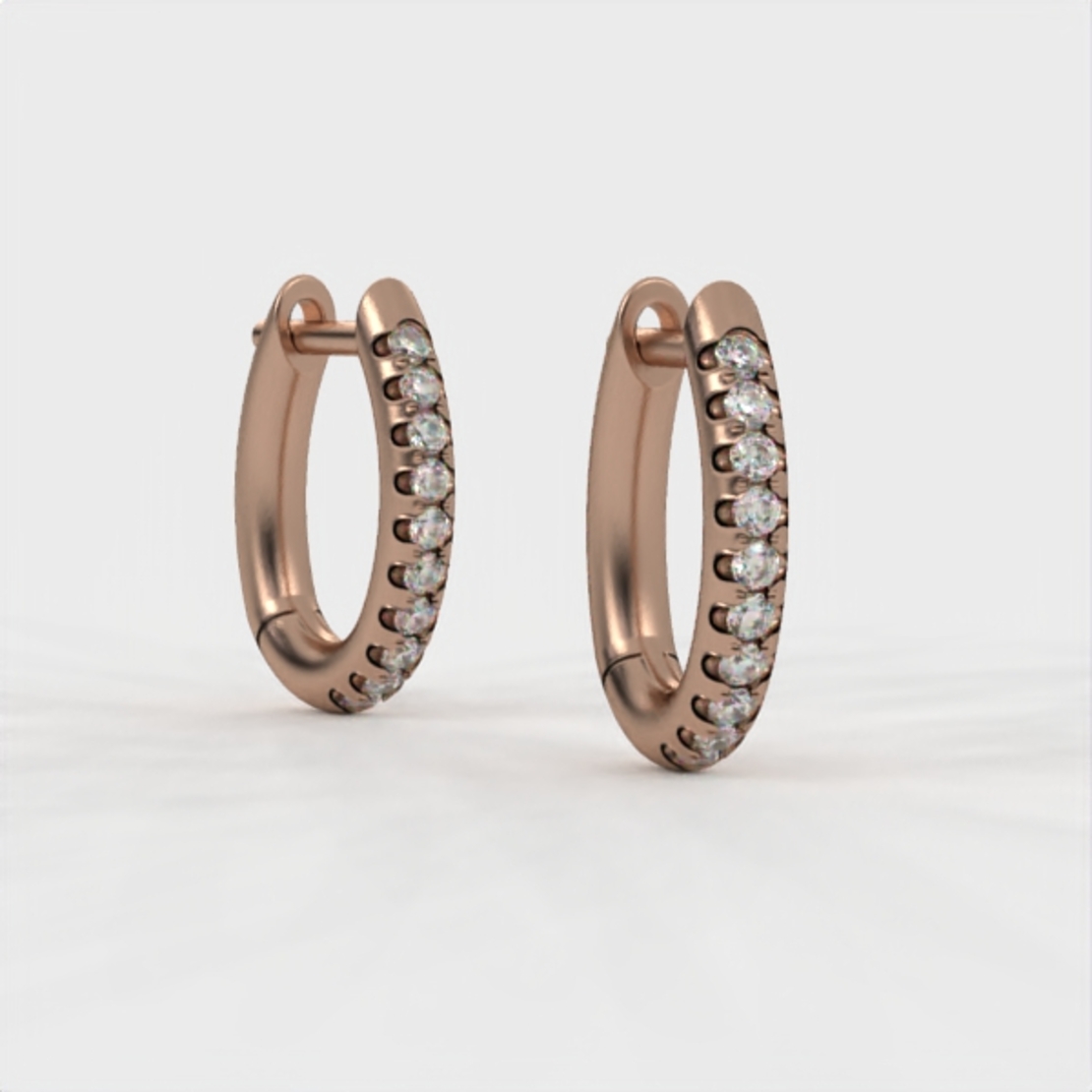 Gold earrings for kids model EAR18