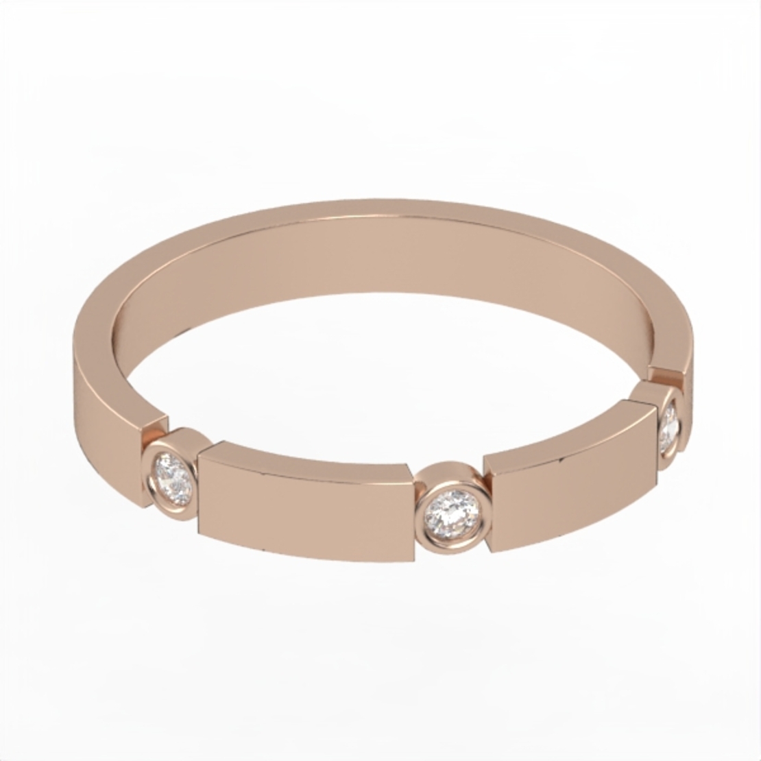 Diamond wedding ring model WR15