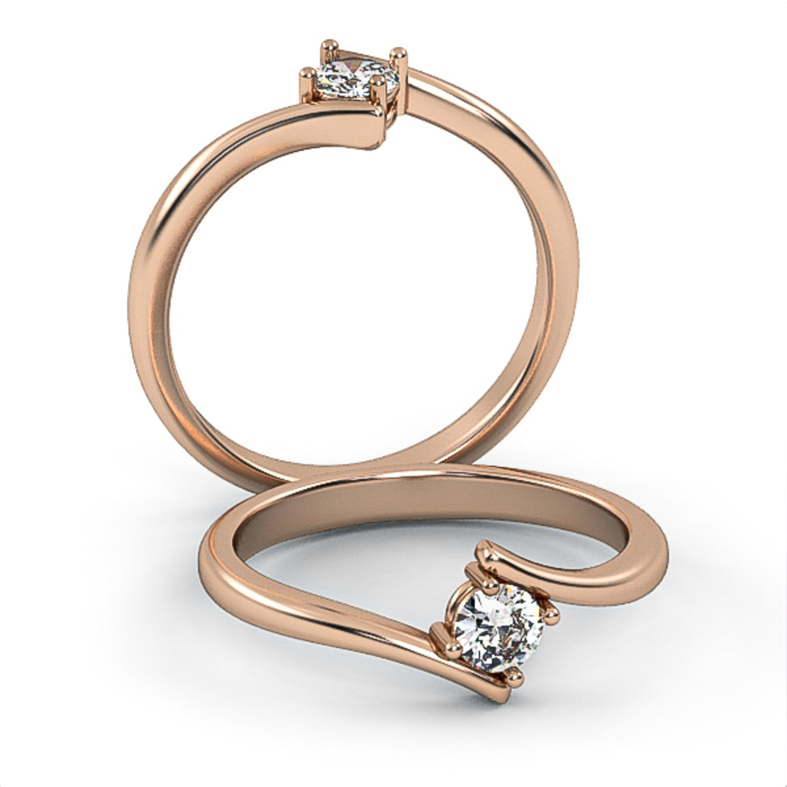 Diamond engagement ring model ER1