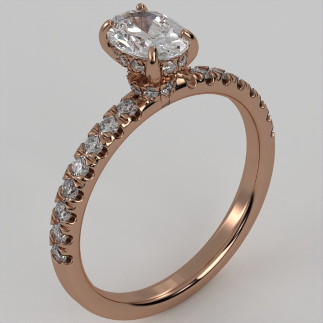 Diamond engagement ring model ER11