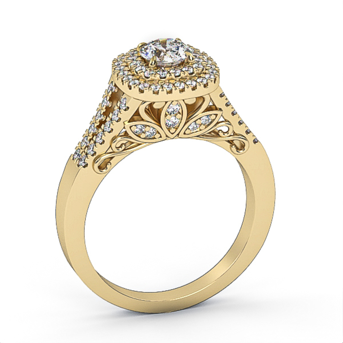 Diamond Engagement Ring Model ER15