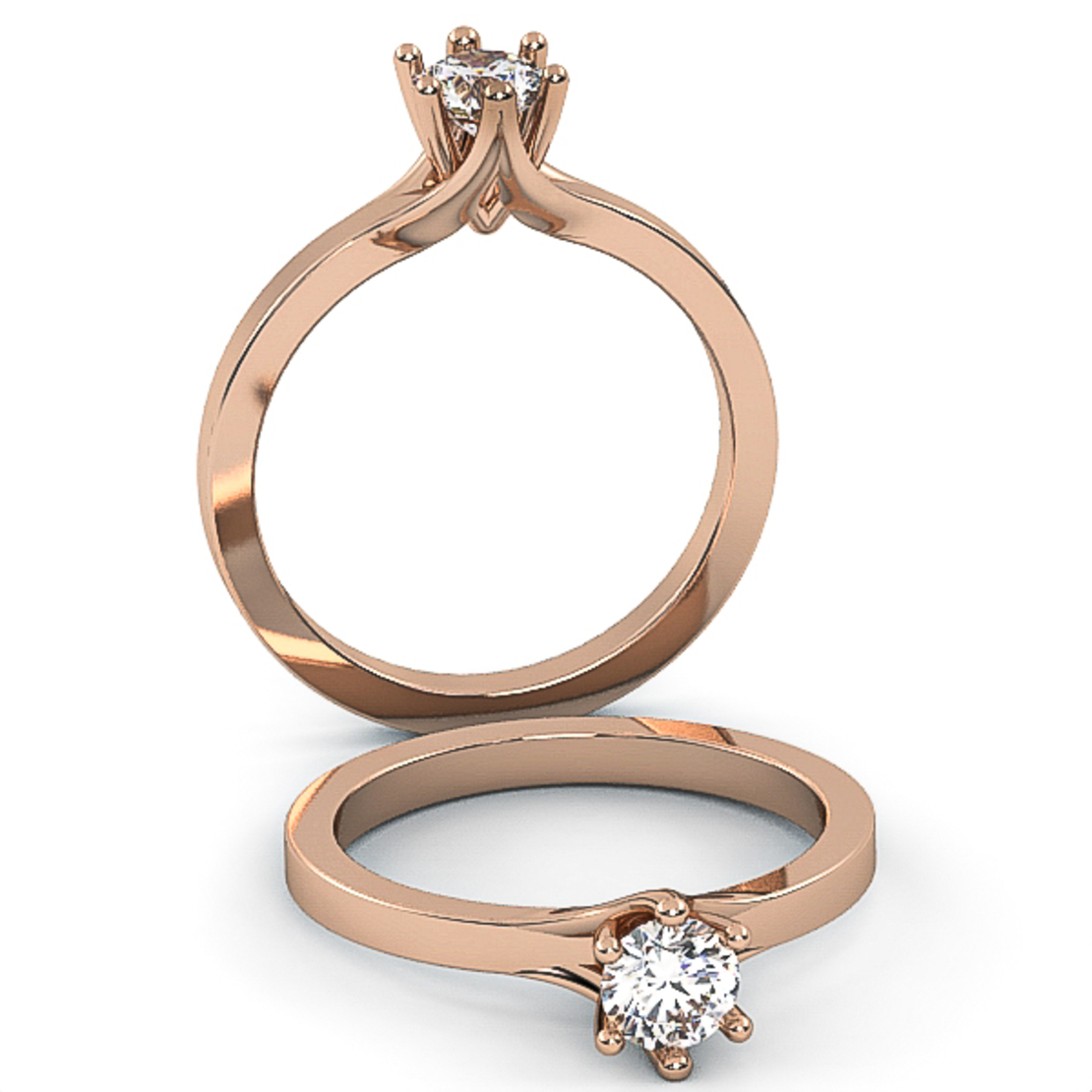 Diamond Engagement Ring Model ER3