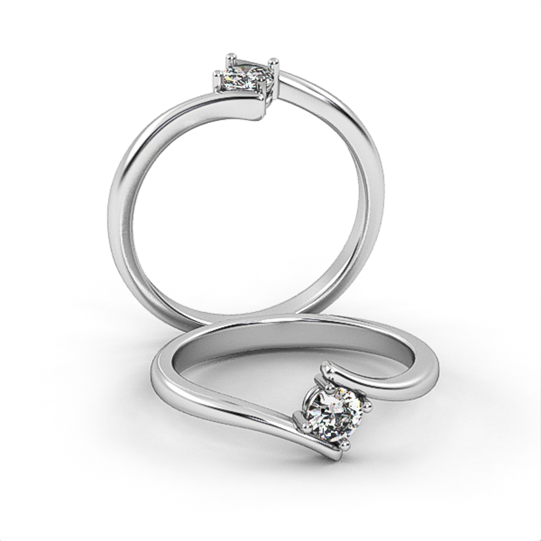 Diamond engagement ring model ER1