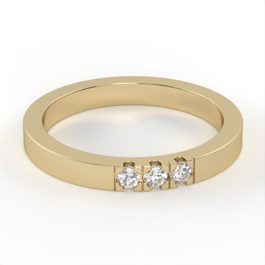 Diamond wedding ring  model WR3