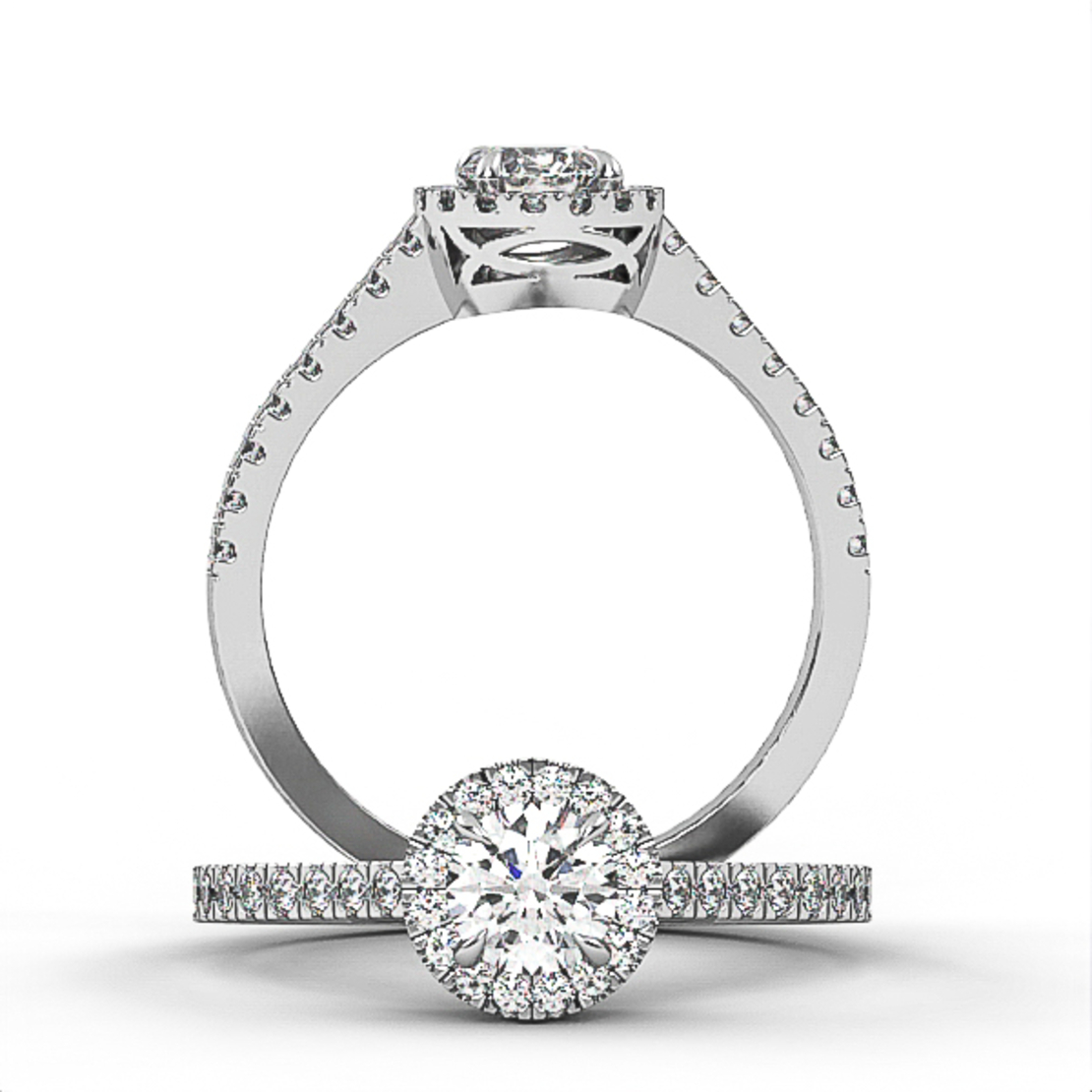 Diamond Engagement Ring Model ER6