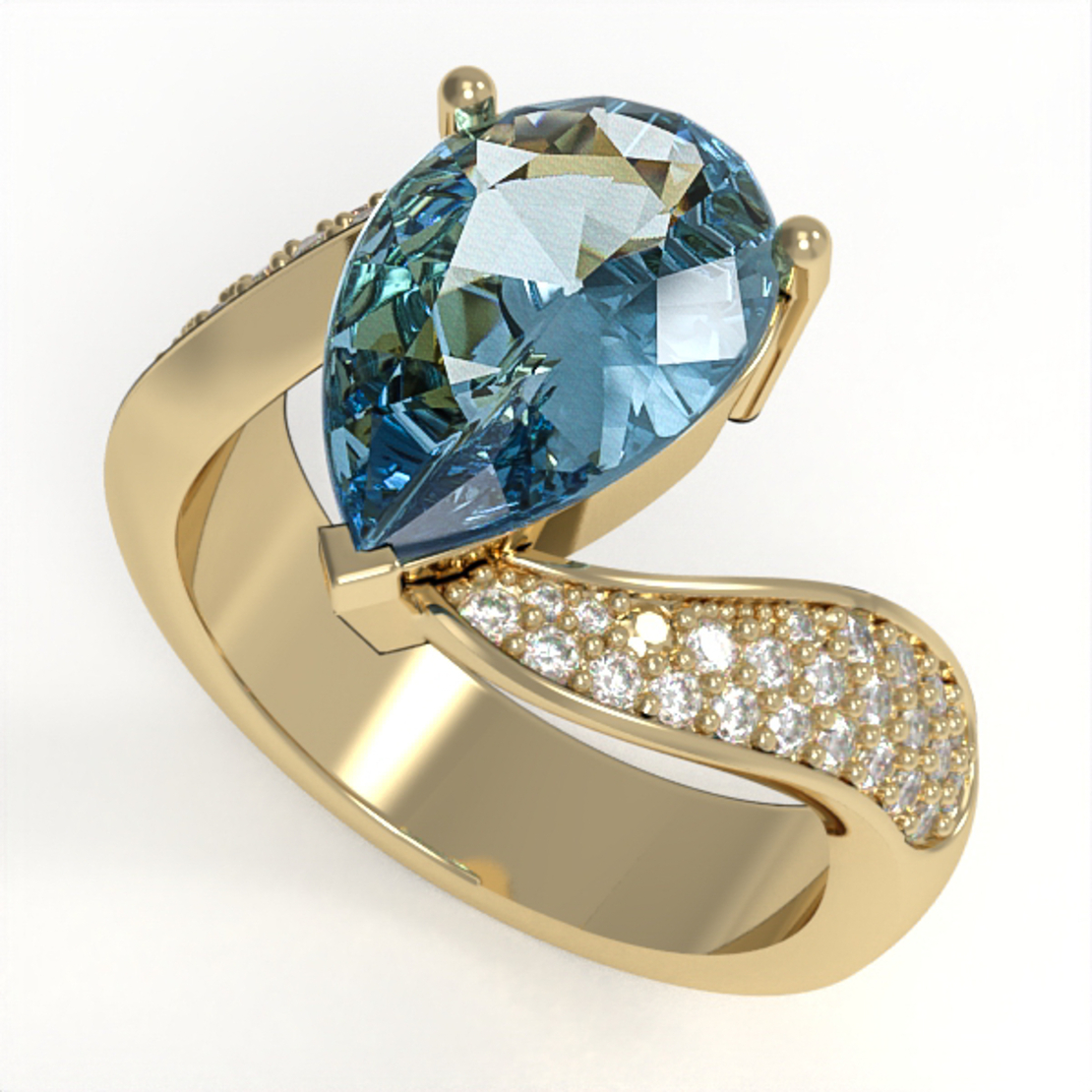 Diamond ring set model DR16