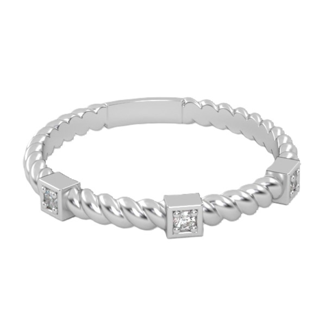 Diamond wedding ring model WR24