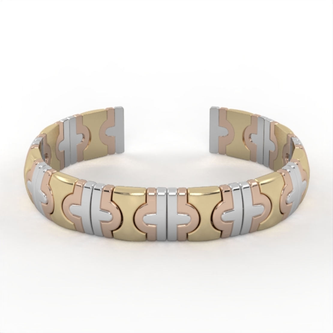 Bracelet gold 14 carat model BR6