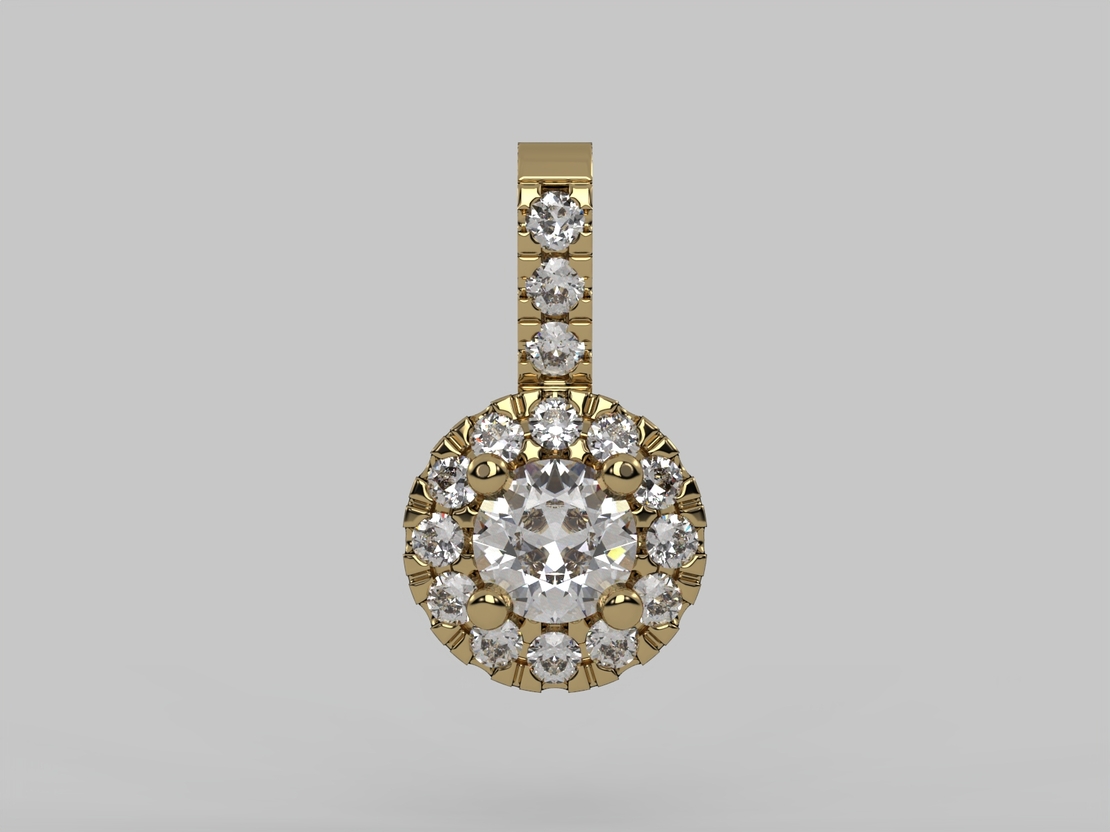 Diamond Pendant model DP9