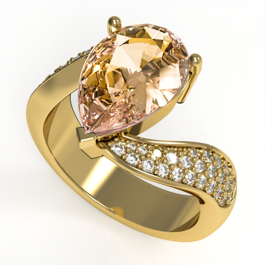 Diamond ring set model DR16