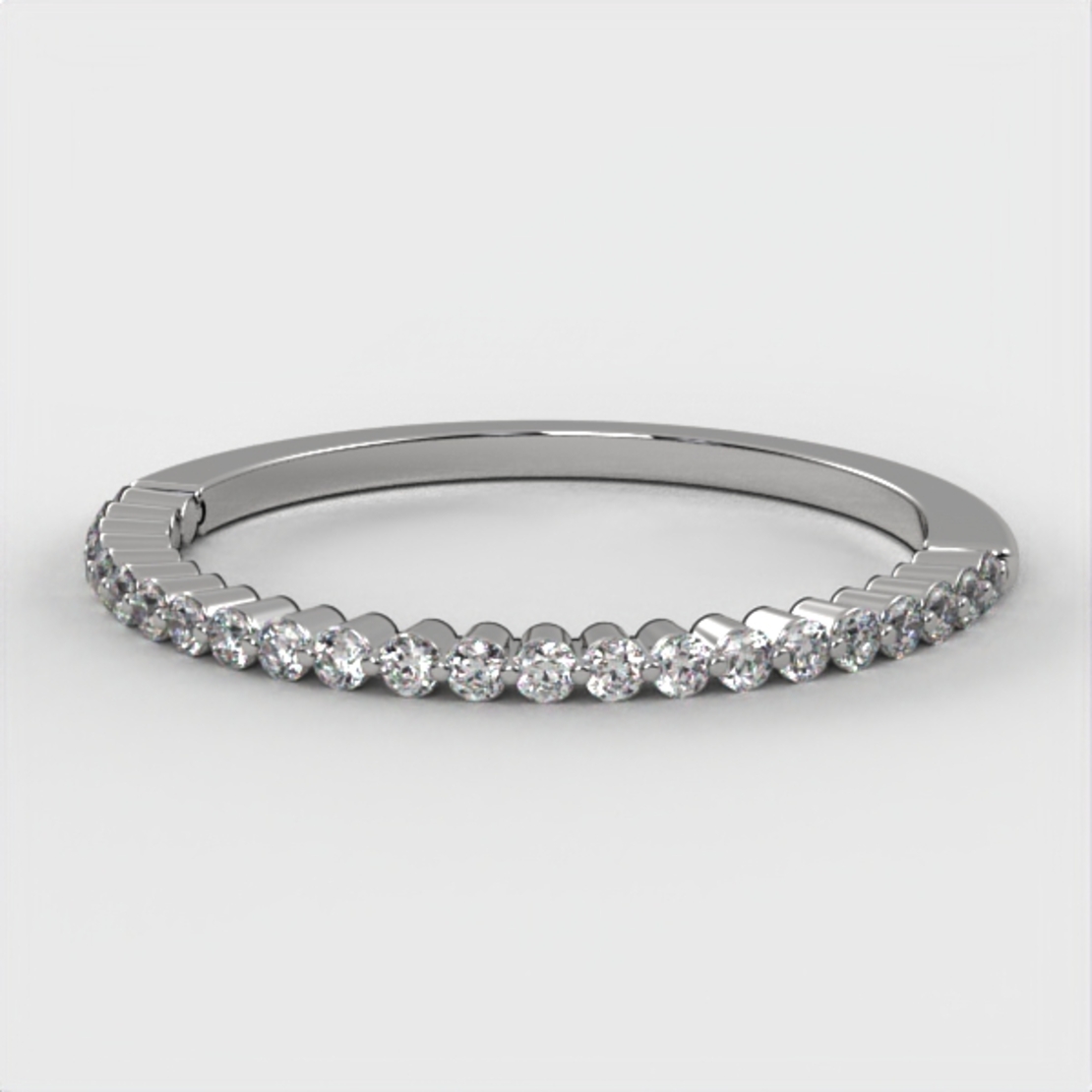 Diamond wedding ring 'Comfort Fit' model WR47