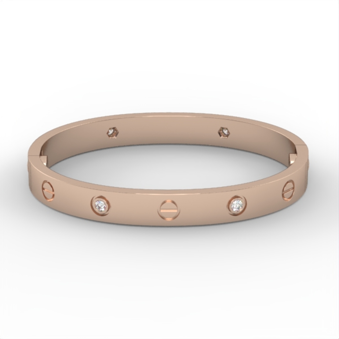 BR1 Gold bracelet with diamonds