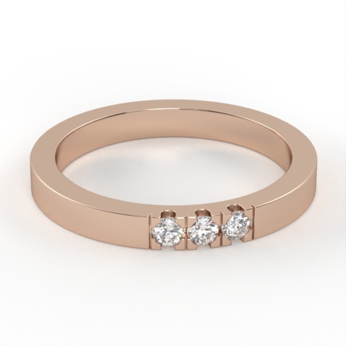 Diamond wedding ring  model WR3