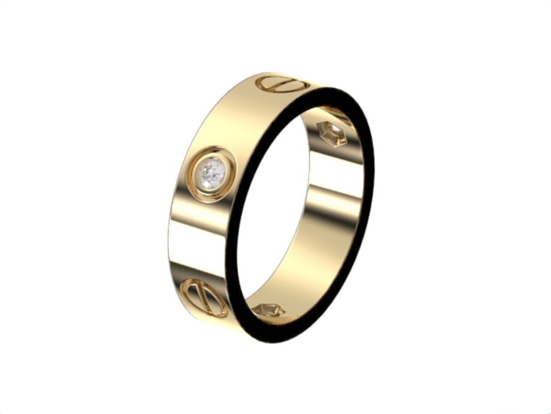 Diamond wedding ring model WR18