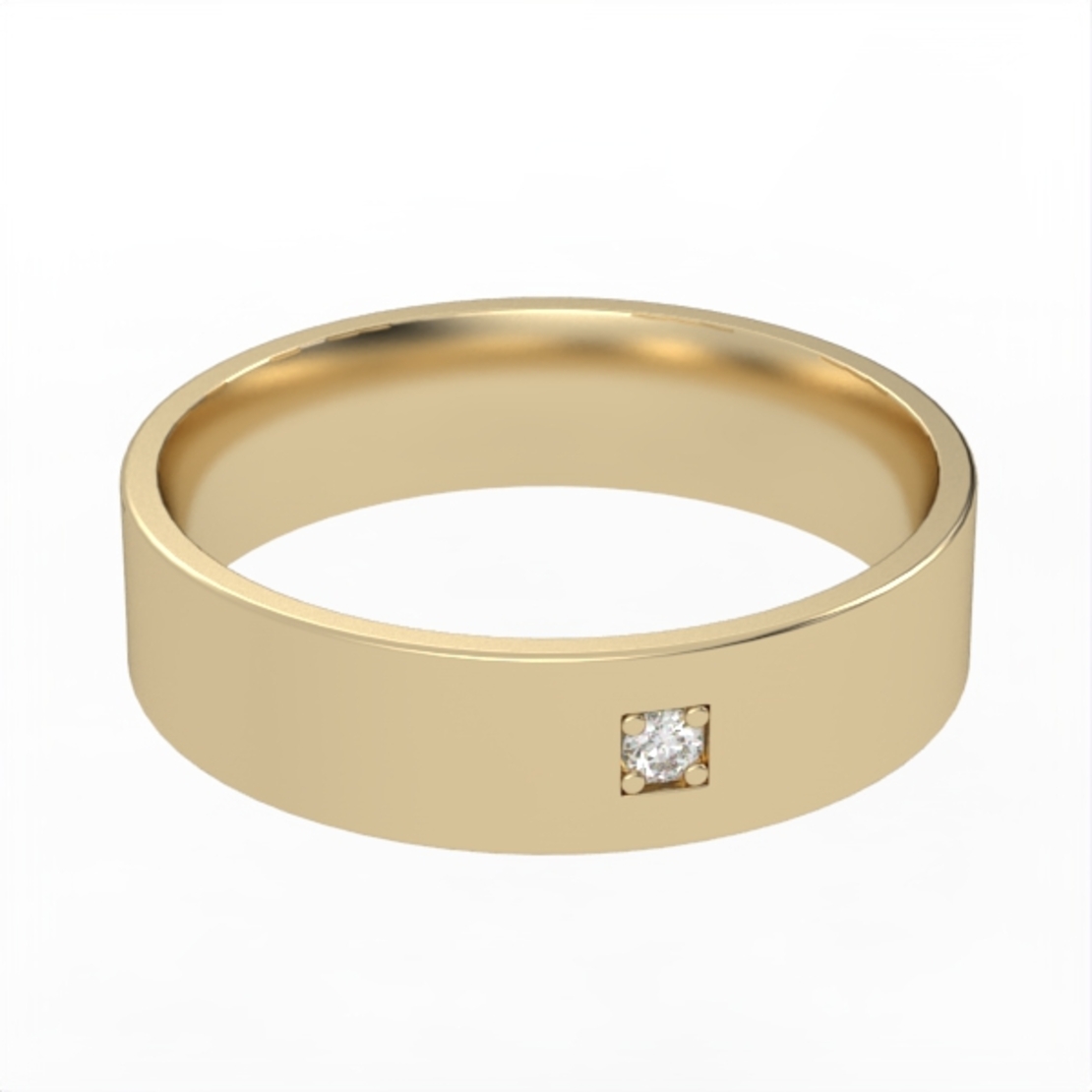 Diamond wedding ring 'Comfort Fit' model WR2