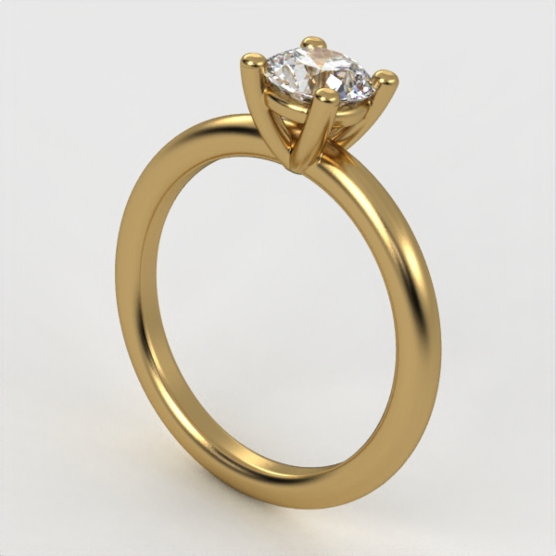 Ring set with natural or CVD diamond model DR17