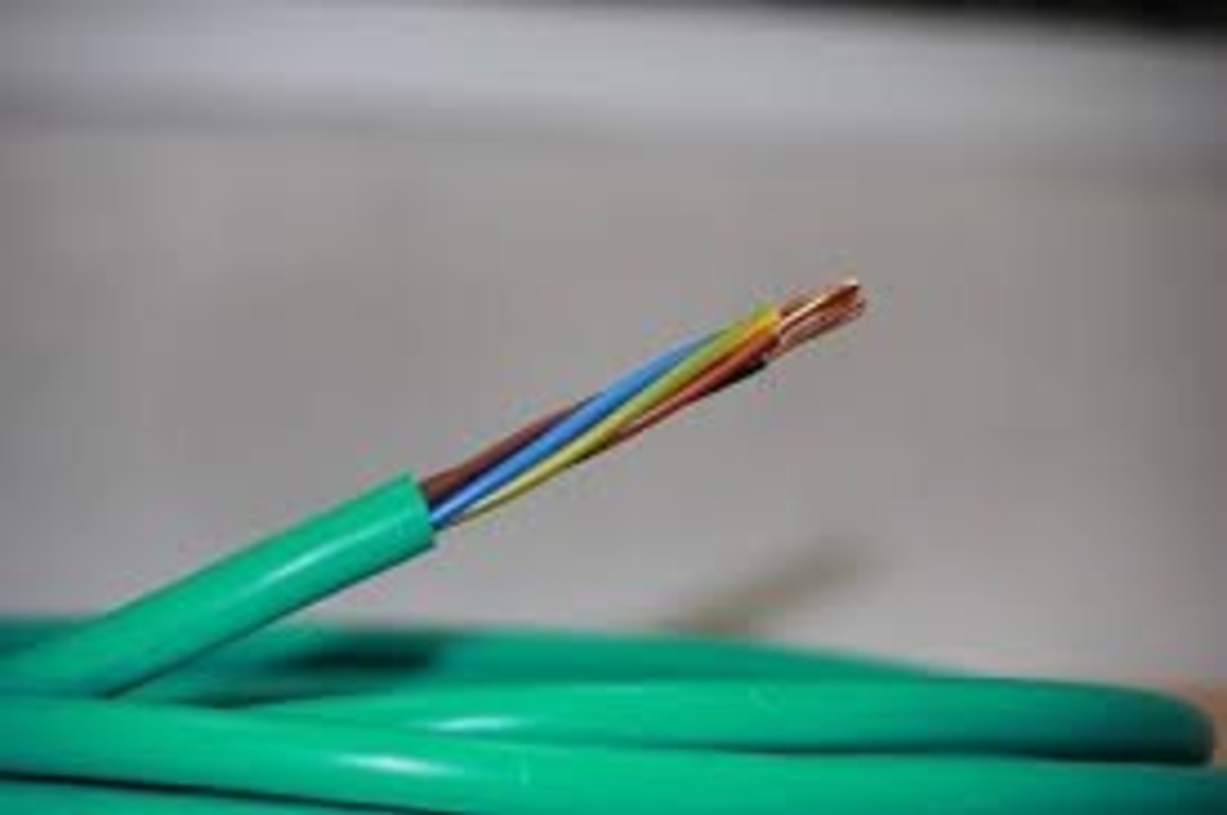 כבל חשמל 5X16 ירוק  N2XY FR-1