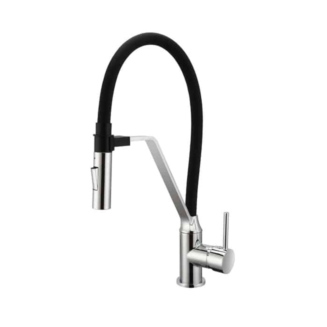 ברז למטבח פיה נשלפת סיליקון שחור מגנטי Kitchen 7109 יועם