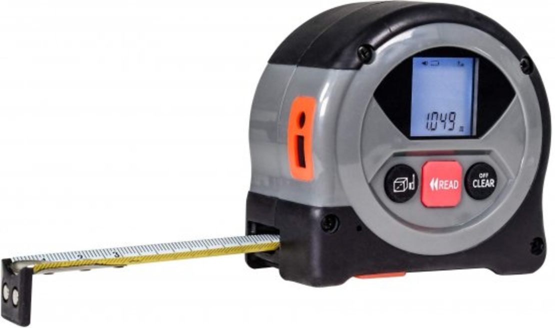 מטר לייזר משולב עם סרט מדידה HUNTER 40M