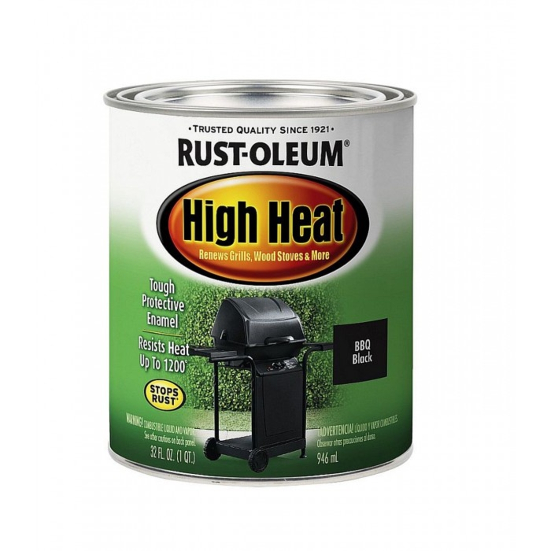 צבע חום גבוה שחור כ 1 ליטר -אלרם