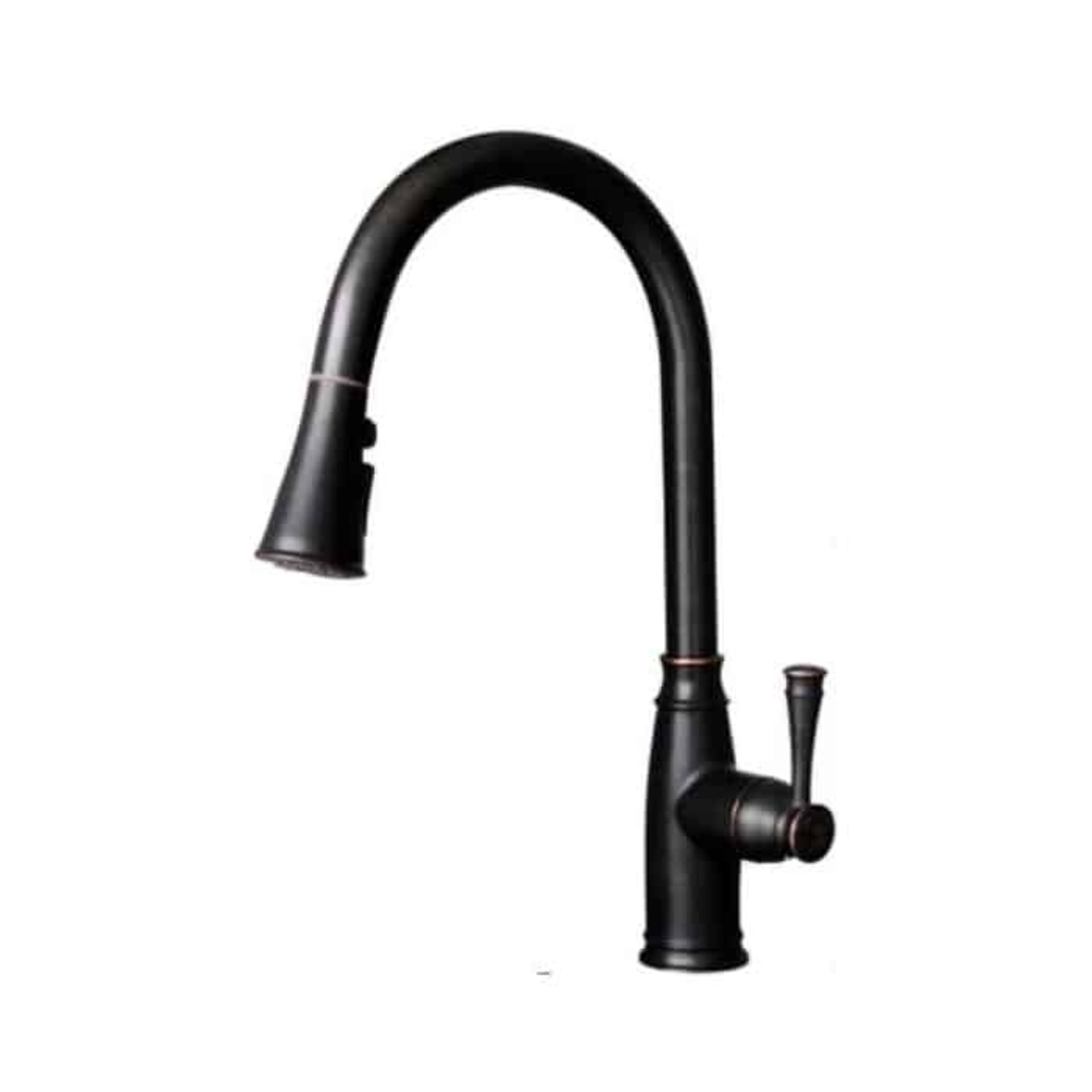 ברז נשלף כפרי למטבח BLACK BRONZE 7477 יועם