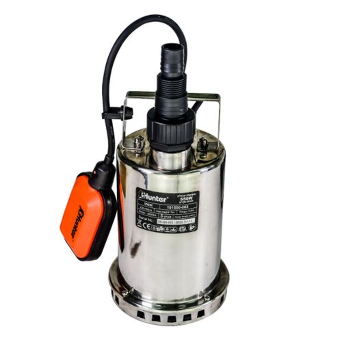 משאבה טבולה למים נקיים גוף נירוסטה HUNTER 550W
