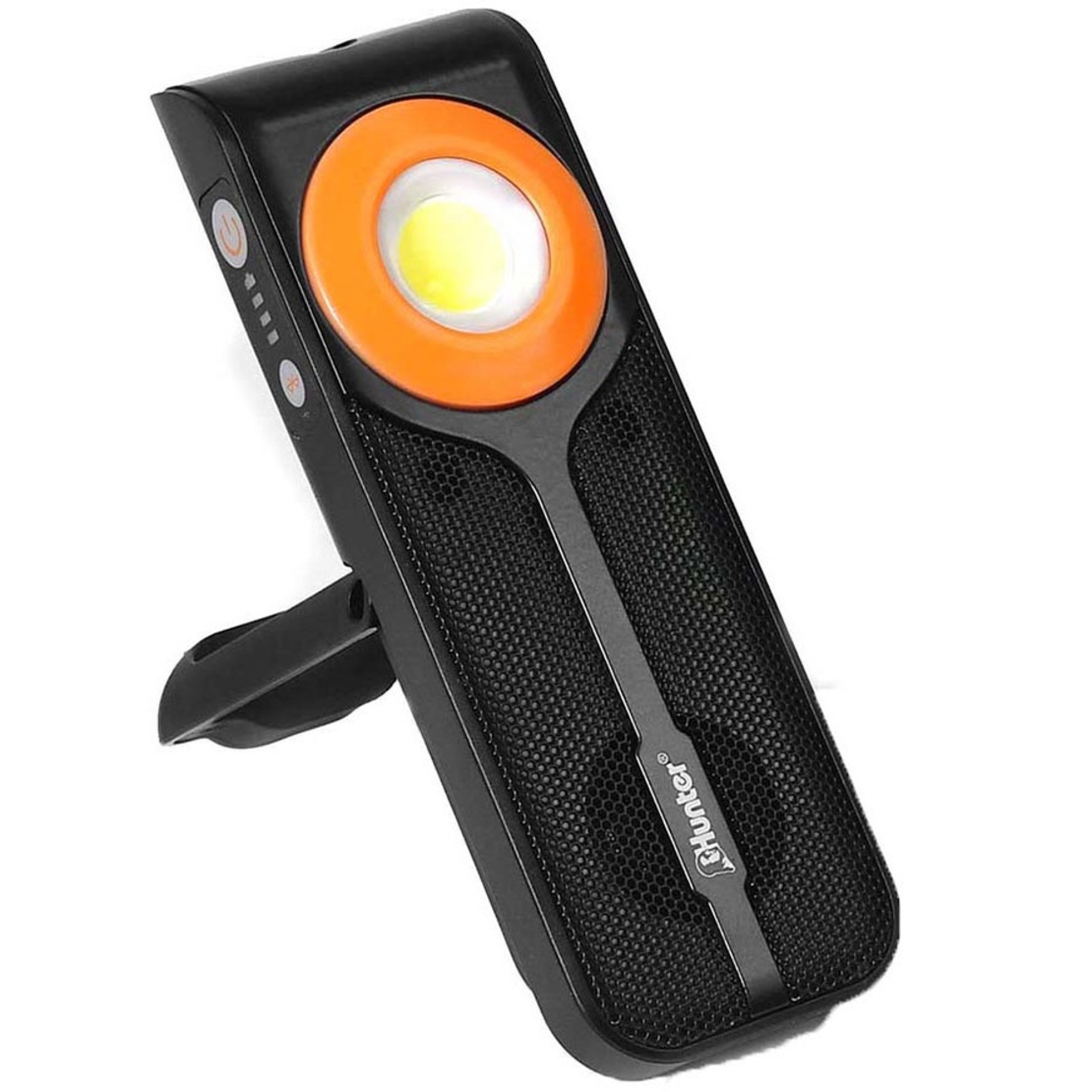 פנס 600LM 1W+5W עם רמקול COB-LED HUNTER