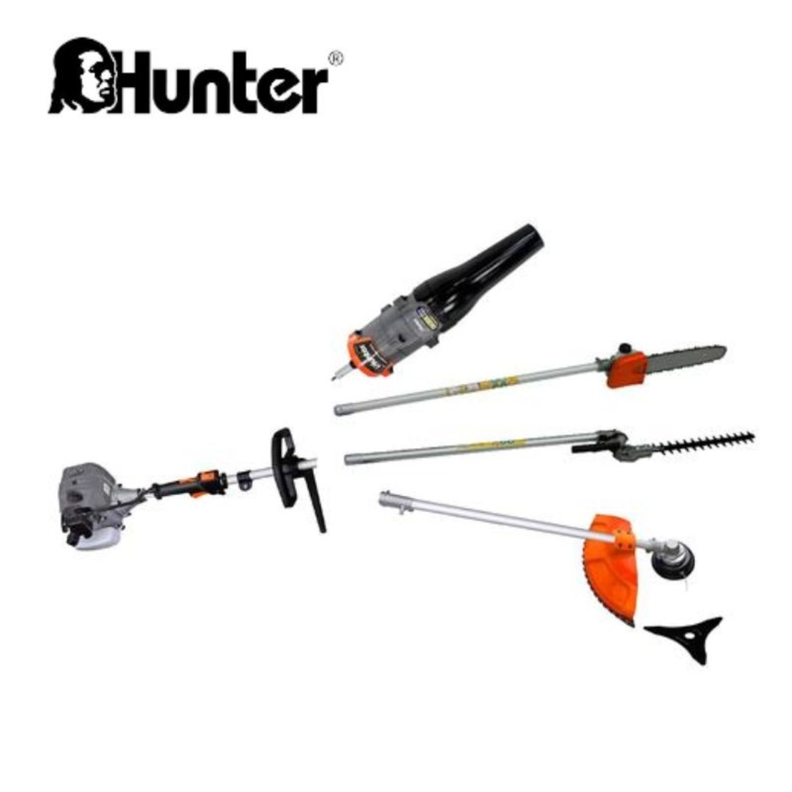 חרמש מנוע בנזין משולב 5 באחד HUNTER 42.7CC