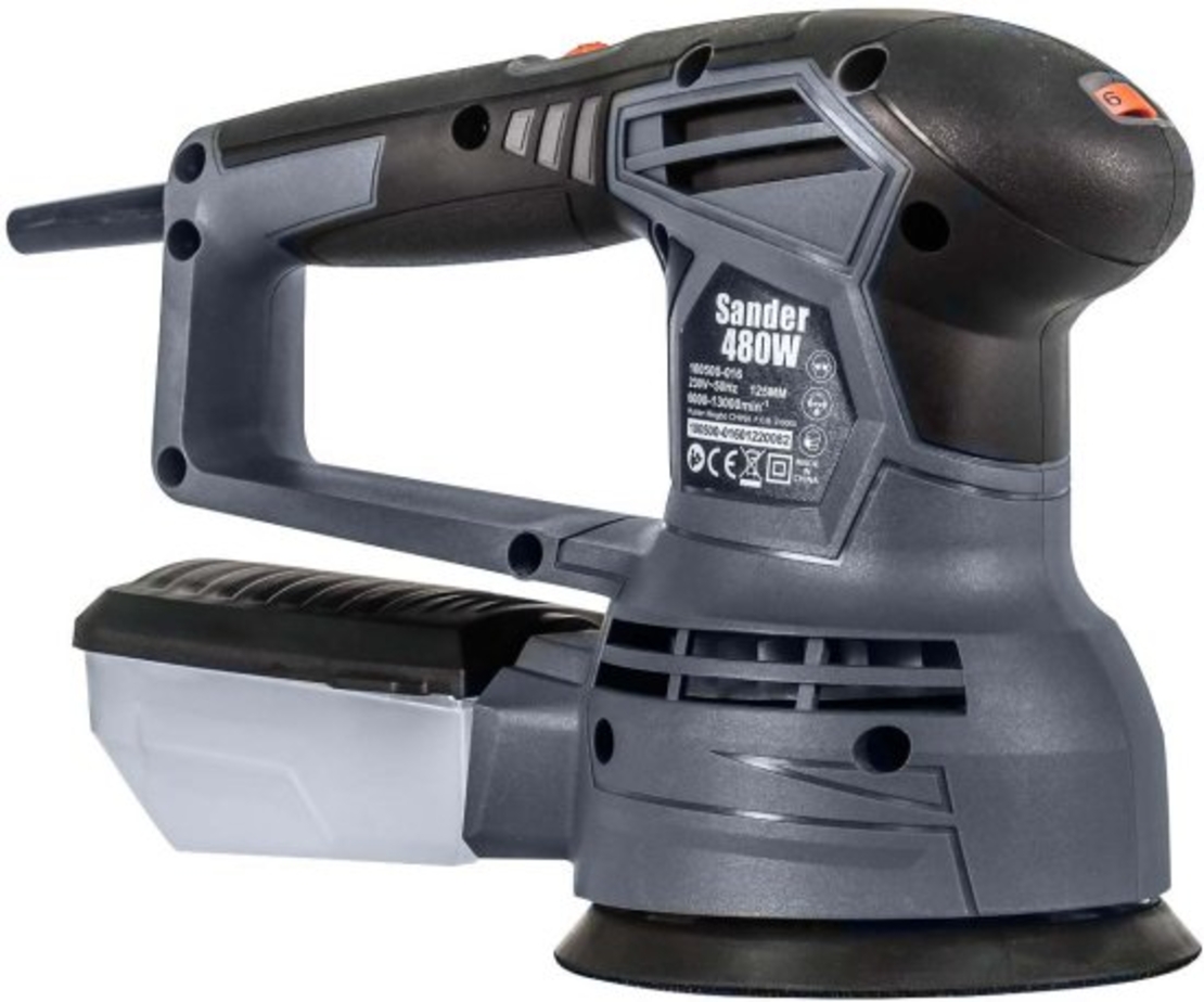 מלטשת אקצנטרית עם מיכל פלסטיק HUNTER 480W